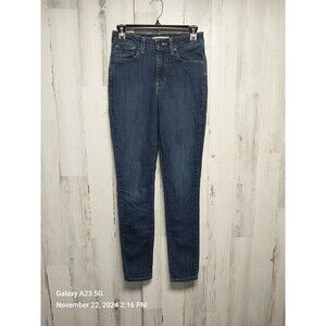 Levi's 721 Jeans High Rise Skinny Women’s 27 Blue Denim Stretch Dark Wash